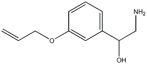 1-[3-(allyloxy)phenyl]-2-aminoethanol 구조식 이미지