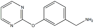 1-[3-(pyrimidin-2-yloxy)phenyl]methanamine 구조식 이미지