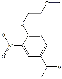 1-[4-(2-methoxyethoxy)-3-nitrophenyl]ethan-1-one Structure