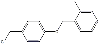 1-[4-(chloromethyl)phenoxymethyl]-2-methylbenzene Structure