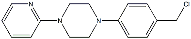 1-[4-(chloromethyl)phenyl]-4-(pyridin-2-yl)piperazine Structure