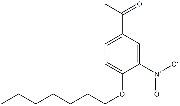 1-[4-(heptyloxy)-3-nitrophenyl]ethan-1-one Structure