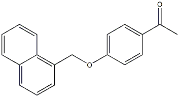 1-[4-(naphthalen-1-ylmethoxy)phenyl]ethan-1-one Structure