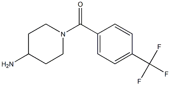 1-[4-(trifluoromethyl)benzoyl]piperidin-4-amine Structure