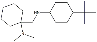 1-{[(4-tert-butylcyclohexyl)amino]methyl}-N,N-dimethylcyclohexan-1-amine 구조식 이미지