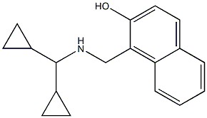 1-{[(dicyclopropylmethyl)amino]methyl}naphthalen-2-ol Structure