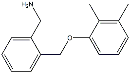 1-{2-[(2,3-dimethylphenoxy)methyl]phenyl}methanamine Structure