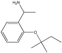 1-{2-[(2-methylbutan-2-yl)oxy]phenyl}ethan-1-amine Structure