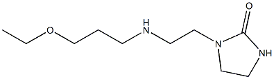 1-{2-[(3-ethoxypropyl)amino]ethyl}imidazolidin-2-one 구조식 이미지