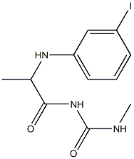 1-{2-[(3-iodophenyl)amino]propanoyl}-3-methylurea 구조식 이미지