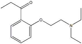 1-{2-[2-(diethylamino)ethoxy]phenyl}propan-1-one 구조식 이미지