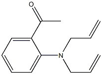 1-{2-[bis(prop-2-en-1-yl)amino]phenyl}ethan-1-one Structure