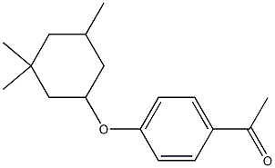 1-{4-[(3,3,5-trimethylcyclohexyl)oxy]phenyl}ethan-1-one 구조식 이미지