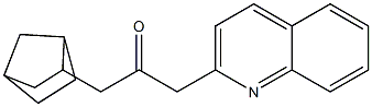 1-{bicyclo[2.2.1]heptan-2-yl}-3-(quinolin-2-yl)propan-2-one Structure