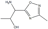 1-amino-1-(3-methyl-1,2,4-oxadiazol-5-yl)propan-2-ol Structure
