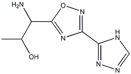 1-amino-1-[3-(4H-1,2,4-triazol-3-yl)-1,2,4-oxadiazol-5-yl]propan-2-ol Structure