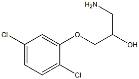 1-amino-3-(2,5-dichlorophenoxy)propan-2-ol 구조식 이미지