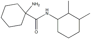 1-amino-N-(2,3-dimethylcyclohexyl)cyclohexanecarboxamide Structure