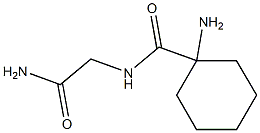 1-amino-N-(2-amino-2-oxoethyl)cyclohexanecarboxamide Structure