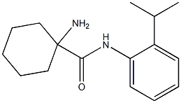 1-amino-N-(2-isopropylphenyl)cyclohexanecarboxamide 구조식 이미지