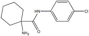 1-amino-N-(4-chlorophenyl)cyclohexanecarboxamide 구조식 이미지