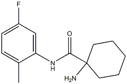 1-amino-N-(5-fluoro-2-methylphenyl)cyclohexanecarboxamide 구조식 이미지