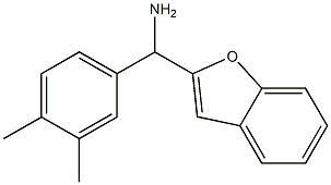 1-benzofuran-2-yl(3,4-dimethylphenyl)methanamine 구조식 이미지