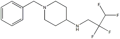 1-benzyl-N-(2,2,3,3-tetrafluoropropyl)piperidin-4-amine 구조식 이미지