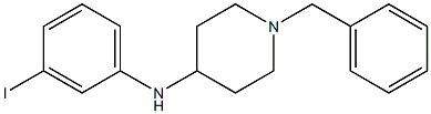 1-benzyl-N-(3-iodophenyl)piperidin-4-amine 구조식 이미지