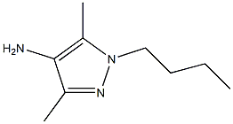 1-butyl-3,5-dimethyl-1H-pyrazol-4-amine Structure