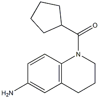 1-cyclopentanecarbonyl-1,2,3,4-tetrahydroquinolin-6-amine 구조식 이미지