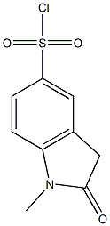1-methyl-2-oxo-2,3-dihydro-1H-indole-5-sulfonyl chloride Structure