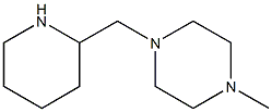 1-methyl-4-(piperidin-2-ylmethyl)piperazine Structure