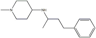1-methyl-N-(4-phenylbutan-2-yl)piperidin-4-amine Structure