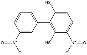1-nitro-3-[(3-nitrophenyl)disulfanyl]benzene Structure