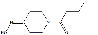 1-pentanoylpiperidin-4-one oxime 구조식 이미지