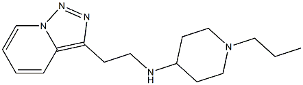 1-propyl-N-(2-{[1,2,4]triazolo[3,4-a]pyridin-3-yl}ethyl)piperidin-4-amine 구조식 이미지