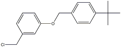 1-tert-butyl-4-[3-(chloromethyl)phenoxymethyl]benzene 구조식 이미지