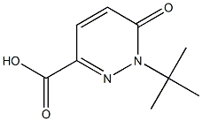 1-tert-butyl-6-oxo-1,6-dihydropyridazine-3-carboxylic acid 구조식 이미지