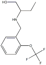 2-({[2-(trifluoromethoxy)phenyl]methyl}amino)butan-1-ol Structure