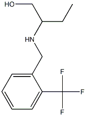 2-({[2-(trifluoromethyl)phenyl]methyl}amino)butan-1-ol Structure