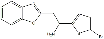 2-(1,3-benzoxazol-2-yl)-1-(5-bromothiophen-2-yl)ethan-1-amine 구조식 이미지