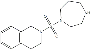 2-(1,4-diazepane-1-sulfonyl)-1,2,3,4-tetrahydroisoquinoline Structure