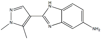 2-(1,5-dimethyl-1H-pyrazol-4-yl)-1H-1,3-benzodiazol-5-amine Structure