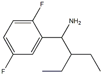 2-(1-amino-2-ethylbutyl)-1,4-difluorobenzene 구조식 이미지