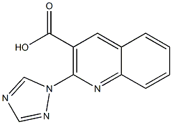 2-(1H-1,2,4-triazol-1-yl)quinoline-3-carboxylic acid Structure