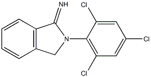 2-(2,4,6-trichlorophenyl)-2,3-dihydro-1H-isoindol-1-imine Structure