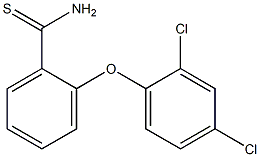 2-(2,4-dichlorophenoxy)benzene-1-carbothioamide 구조식 이미지