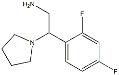 2-(2,4-difluorophenyl)-2-pyrrolidin-1-ylethanamine Structure