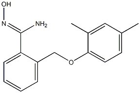 2-(2,4-dimethylphenoxymethyl)-N'-hydroxybenzene-1-carboximidamide 구조식 이미지